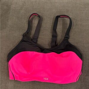 VSX Vibrant Pink and Black Sports Bra